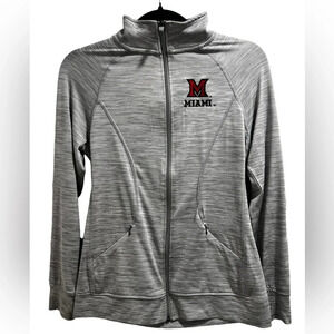 Size small Miami University Ohio full zip jacket sweatshirt like-new